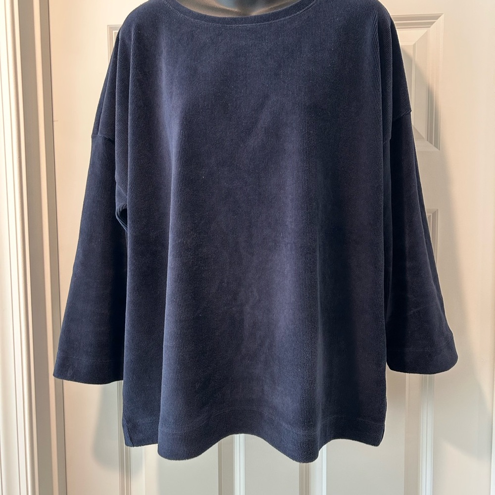 J. Jill Deep Blue Tunic Top